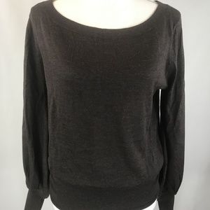 Moda International Womens Brown Wool Sweater